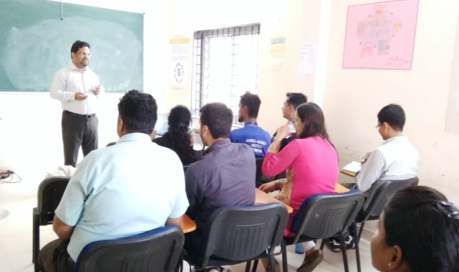 DDU-GKY trainers being trained on standard operating procedures